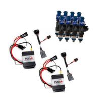2007-2010 Shelby GT500 Dual 40amp Plug and Play Fuel+ Pump Voltage Boosters and FIC1400 Fuel Injectors
