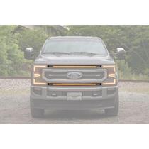 Morimoto XBG LED DRL Grille Inserts: Ford Super Duty Platinum (20-22) (Amber) - XBG26