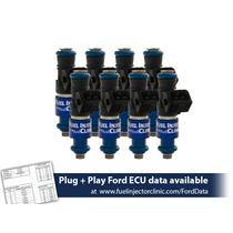 Fuel Injector Clinic 1650cc (160 lbs/hr at 43.5 PSI fuel pressure) Fuel Injector Set for Ford Shelby GT500 (2007-2014) / Ford GT40 (2005-2006)(High-Z)