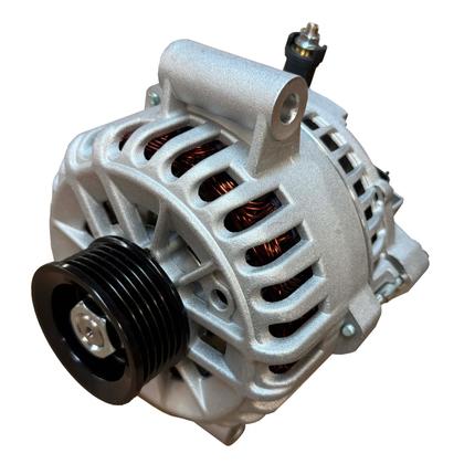PA Performance 07-08 GT500 6G Alternator 130 AMP : White Powdercoat