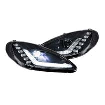 Morimoto XB LED Heads: Chevrolet Corvette (Gen 2) (05-13) (Set / Black) (GM Corvette (C6)) - LF460.2