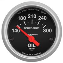 Autometer Sport Comp 2 1/16" Electric 140-300deg Oil Temp. Gauge