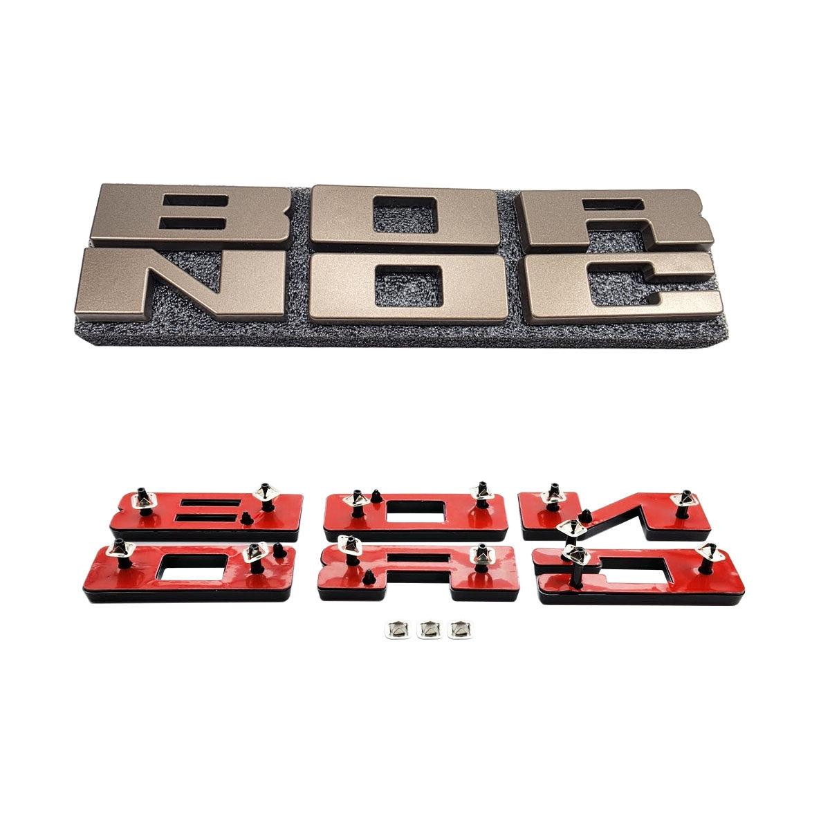 UPR Grille Replacement Letters - Bronze (2021-2025 Ford Bronco