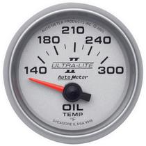 Autometer Ultra-Lite II Series 2 1/16" 140-300deg Oil Temp Gauge