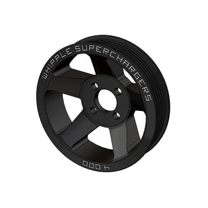 Whipple 6-Rib SCP 4 Bolt Supercharger Pulley (2011-2026 Mustang / F-150 5.0L Whipple 2.3L / 2.9L Rear Feed / Gen 5 3.0L )