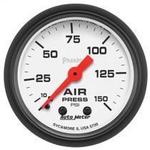 Autometer Phantom Series 2 1/16" 0-150 PSI Air Pressure Gauge