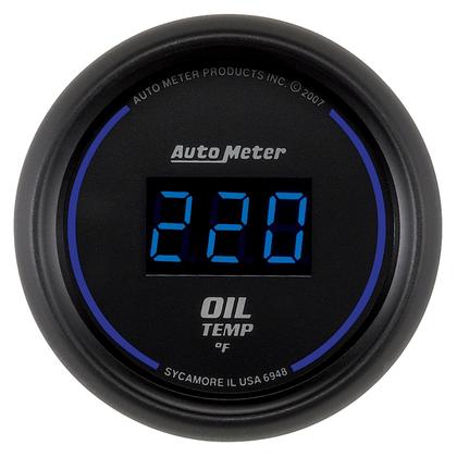 Autometer Cobalt Digital Series 0-400deg Oil Temperature Gauge