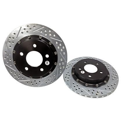 Baer 94-04 Bullitt/Mach-1/Cobra Eradispeed Plus Rear Rotors (2 Piece Rotor)