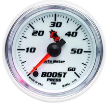 Autometer C2 Series 2 1/16" Electric 0-60 PSI Boost Gauge