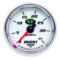 Autometer NV Series 2 1/16" 0-35 PSI Mechanical Boost Gauge