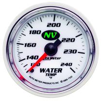 Autometer NV Series 120-240 deg. Mechanical Water Temp Gauge