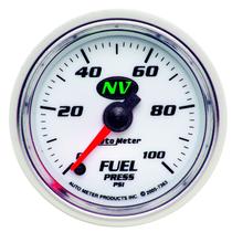 Autometer NV Series Electric 0-100 Psi Fuel Pressure Gauge
