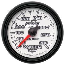 Autometer Phantom II Series 2 1/16" 140-280 deg Water Temp Gauge