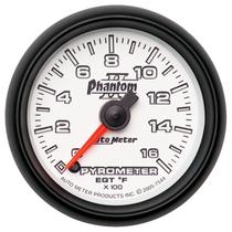 Autometer Phantom II Series Elec. 2 1/16" 0-1600 deg Pyrometer