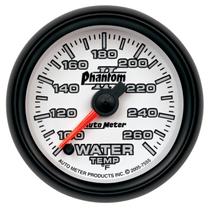 Autometer Phantom II Series 2 1/16" 160-260 deg Water Temp Gauge