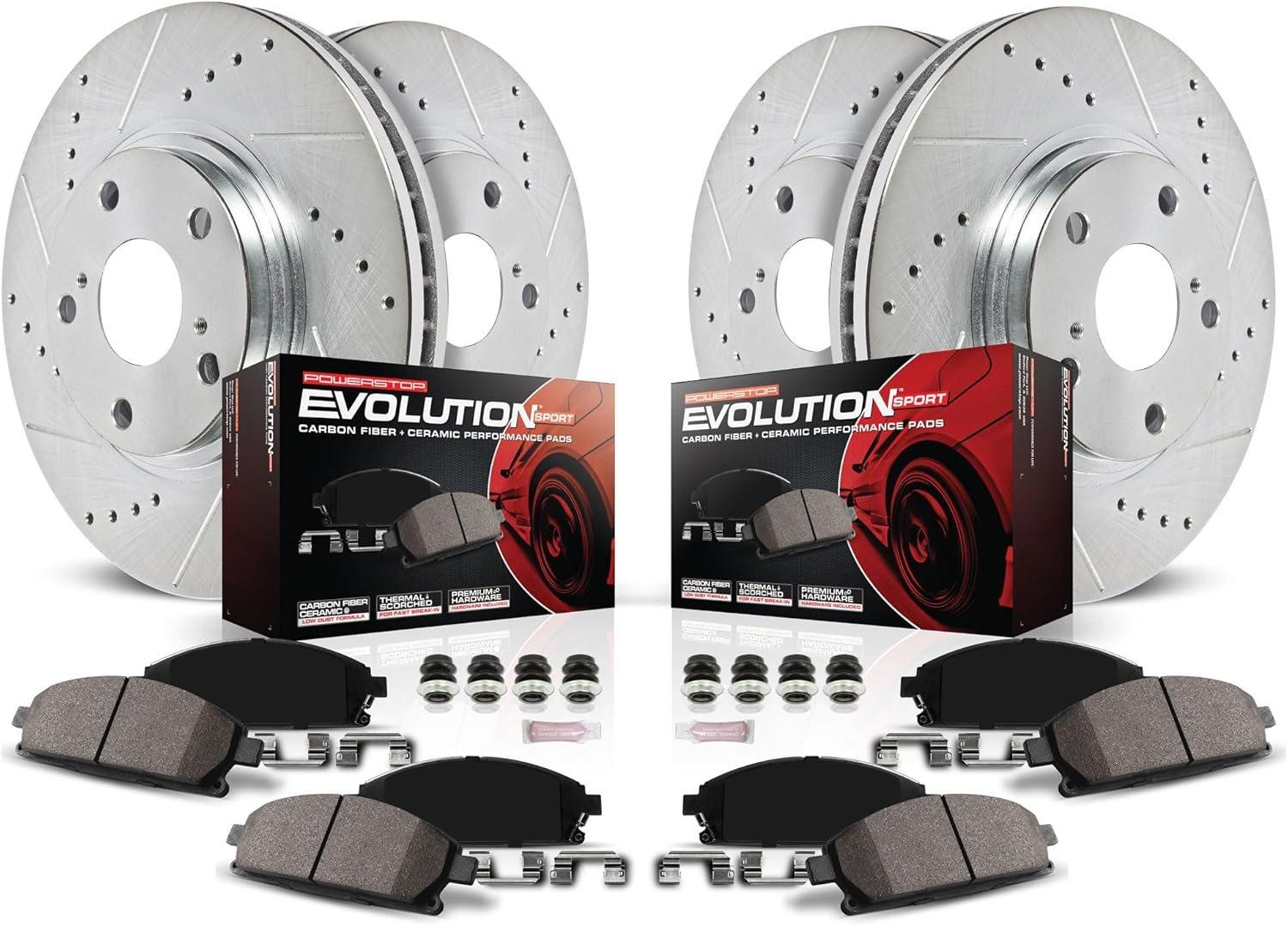 Princeton ptb-s3bk 未使用 Power Stop Front and Rear Z23 Evolution Brake Kit (2020-2025