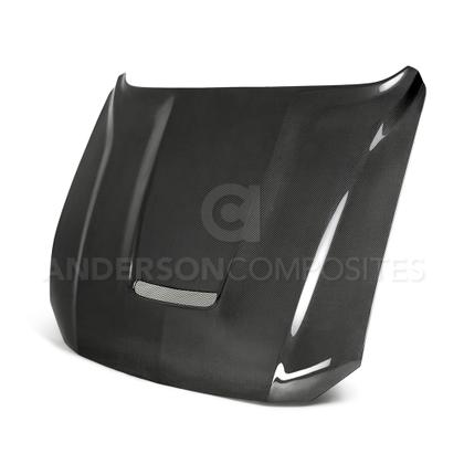 Anderson Composites 2018+ Mustang Type-GR Double Sided Carbon Fiber Hood