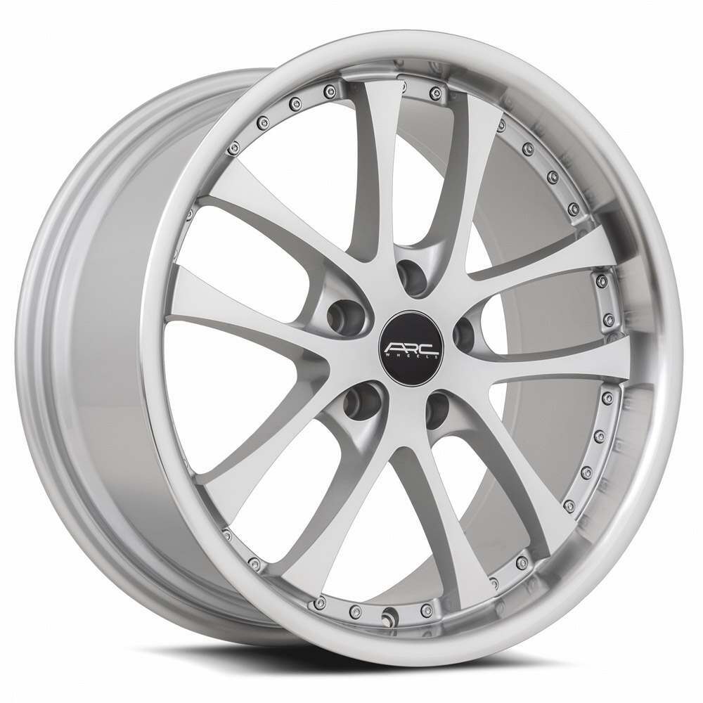 ARC AR5 Wheel - 18x8.5, 5x114.3, Silver Machine Face Lip Chrome