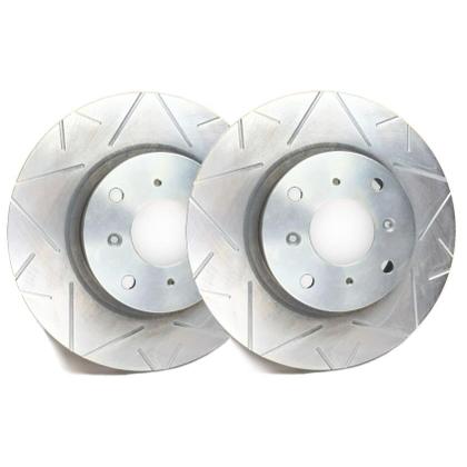 SP Performance Peak Series Slotted Rotors w/ Silver Zinc Coating - Front Pair (15-20 Standard EcoBoost, V6) - V54-1112-P