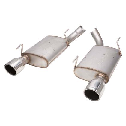 Pypes 2005-2010 Ford Mustang GT Axle Back Exhaust Kit With Violator Mufflers 409 Stainless - SFM60V