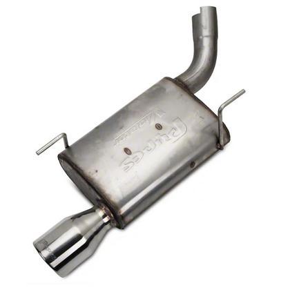 Pypes 2005-2010 Mustang V6 Axle Back Exhaust Kit 4 Inch 304SS Tip 409 Stainless Violator Muffler - SFM67