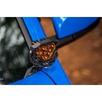 Morimoto 4Banger A-Pillar Kit: 07-13 Sierra (HXB Yellow Wide Beam) - 4B-PLR-KIT-1107