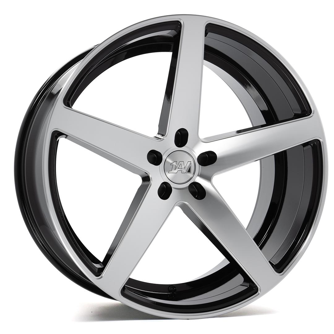 1AV ZX9 Wheel - 22x10.5, 5x112, Black And Polished Face