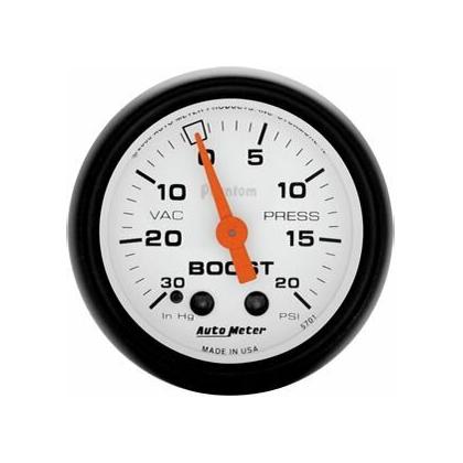 Autometer Phantom Series 2 1/16" 30-/+20 Psi Boost/Vacuum Gauge