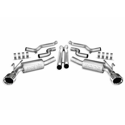 Borla Cat-Back(Tm) Exhaust System - S-Type - Stainless Steel Tips (2010-2013 Camaro) - 140280