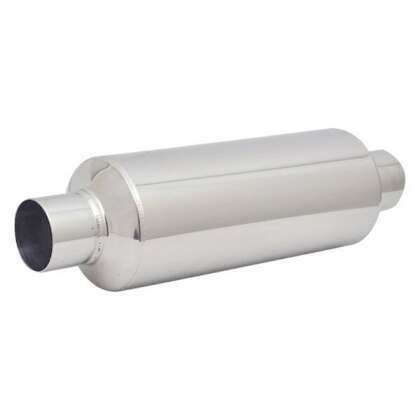 Vibrant SS Resonator (Standard Design) 2.25in inlet/outlet x 18in long main image 1