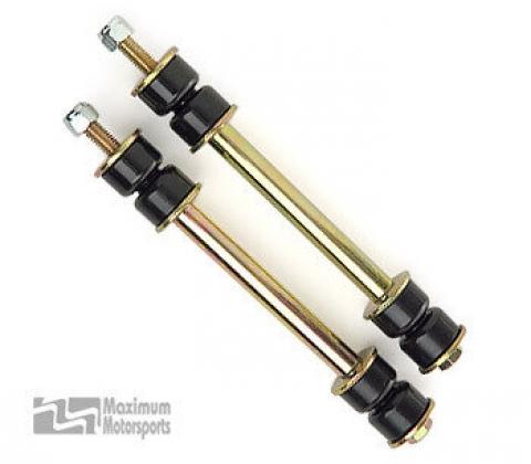 Maximum Motorsports 94-04 Mustang Front Sway Bar End Link Set for Stock Ride Height Cars - 19-416-BL