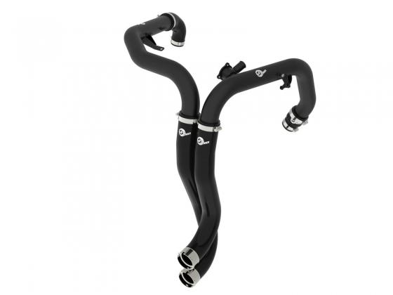 aFe Power 21-22 Ford Bronco L4-2.3L (t) BladeRunner 3 IN Aluminum Hot Charge Pipe Black main image 1