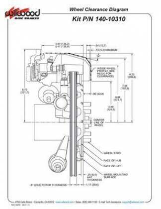 Wilwood Parking Brake Cable Kit Combination Parking Brake Caliper Honda S2000 main image 1