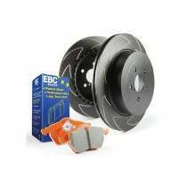 EBC Brakes S7 Kits Orangestuff/Extra Duty Pads And Bsd Rotors (Rear S7K FMSI D961 2005 thru 2007 SUBARU Impreza 2.5 Turbo STi) - S7KR1009