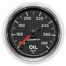 Auto Meter GS Series 2 1/16" -140 - 280 deg. Oil Temp. Gauge