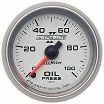 Autometer Ultra-Lite II Series 2 1/16" 0-100deg Oil Pressure