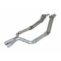 Stainless Works 05-2010 Mustang GT 1-5/8" Header Kit with Catted X-Pipe (Factory Connect)