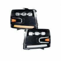 Form Lighting LED Projector Headlights (Pair) (2007-2013 Chevrolet Silverado) - FL0005