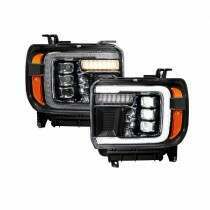 Form Lighting LED Projector Headlights (Pair) (2014-2018 GMC Sierra 1500 / 2015-2019 GMC Sierra 2500/3500) - FL0012