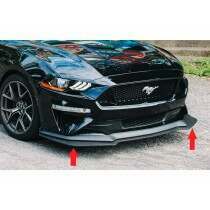 Ford Front Secondary Lower Splitter Kit - Matte Black (2018-2023 Mustang) - JR3Z-17626-AA