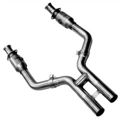 Kooks 2-1/2" SS Catted H-Pipe.  2005-2010 Mustang GT 4.6L 3V. - 11313500