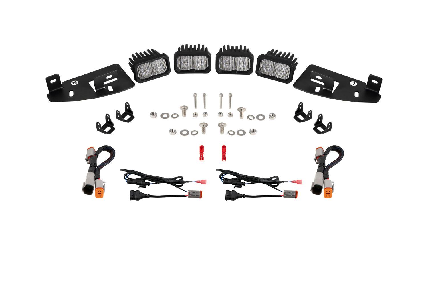 Diode Dynamics DD7622 SSC2 LED Fog Pocket Kit for Ram White Sport