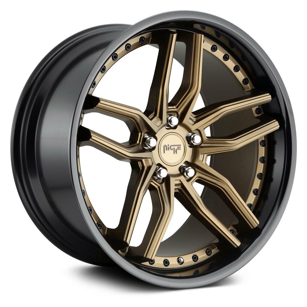 Niche M195 Methos Wheel, 20X10.5 in Matte Bronze Black Bead Ring