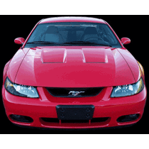TruFiber Fiberglass A45 Heat Extractor Hood (1994-2004 Mustang Cobra)