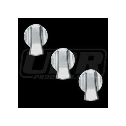UPR 2005-2009 Mustang Billet AC Knob Covers (Satin)