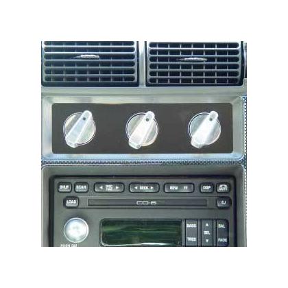 UPR Stainless Mirror Finish A/C Panel Inserts w/o Engraving