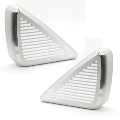 94-04 MUSTANG GT BILLET SPEAKER COVERS MACH RADIO