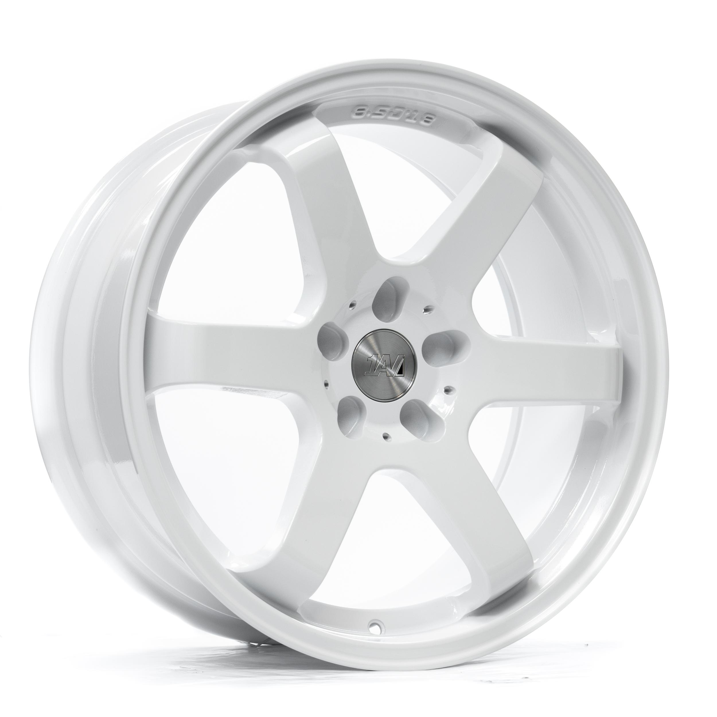 1AV ZX6 Wheel - 18x8.5, 5x110, White - 8518BLNK40ZX6W-5x110
